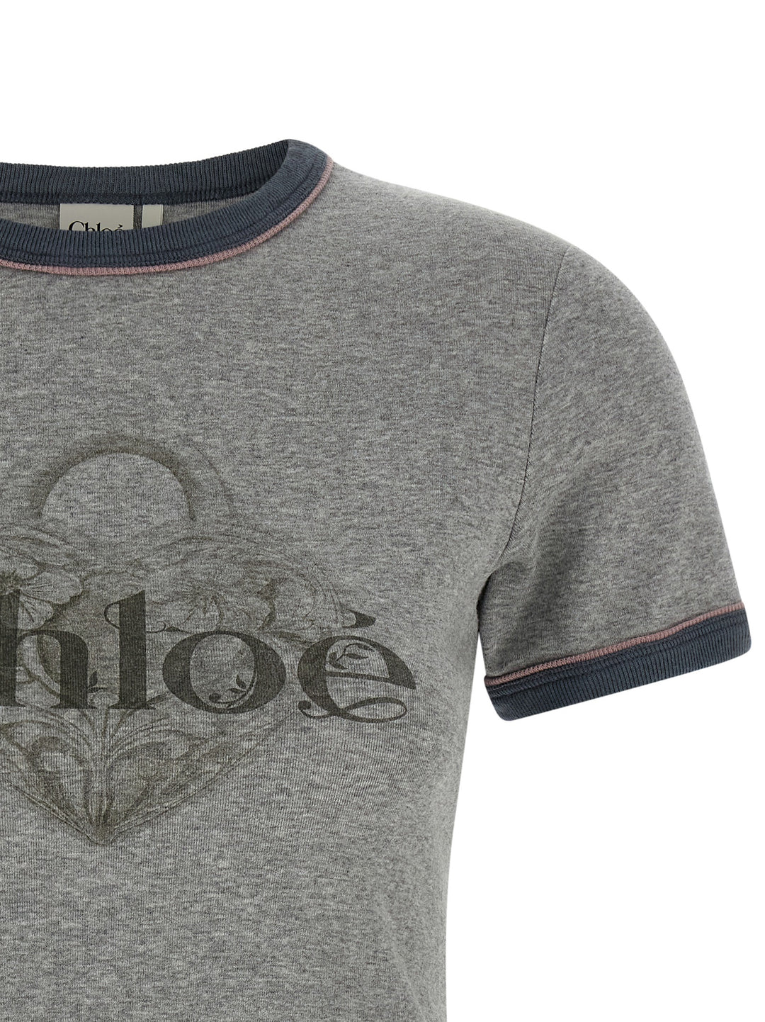 Chloé  T-shirt - Gray | a98183c47db8139431e9f535e4b474cc566eb9f0