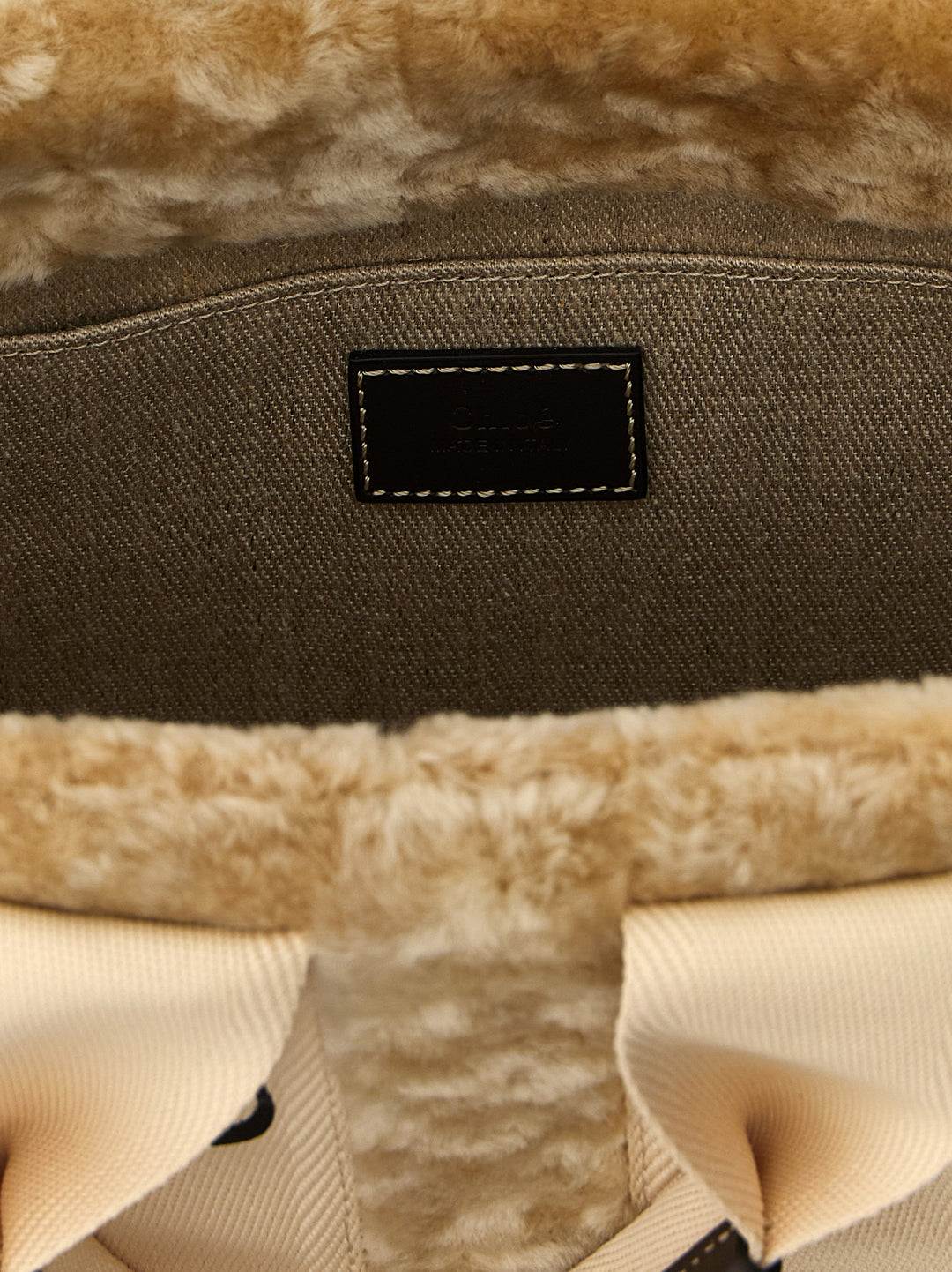 Chloé Woody Hand Bags - Beige | f4f17a4d392942827c1a34e5c028b6867fd603c7