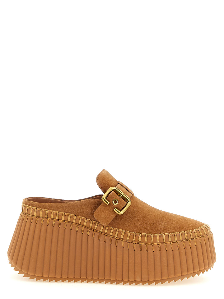 Chloé Nama Wedges - Beige | 64f5f6cc0672356bbcead6290ac9700e17770adf