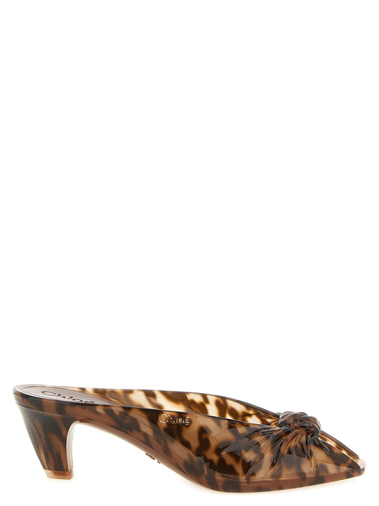 Sabot Jelly Pumps Brown