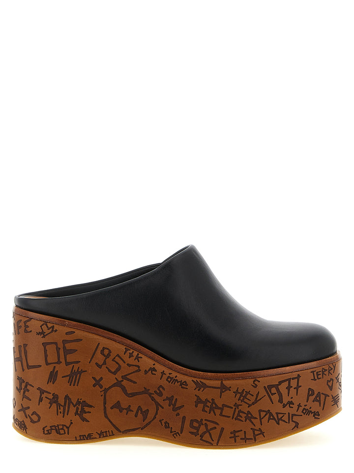 Chloé Maxime Wedges - Black | 6ed2d5905fd1d6c9cdee57da2b2768e1d9c154a4