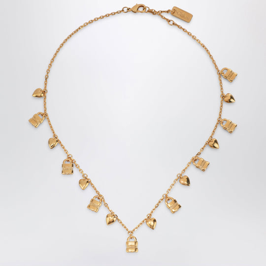 Paddington Necklace With Gold-Tone Brass Charms