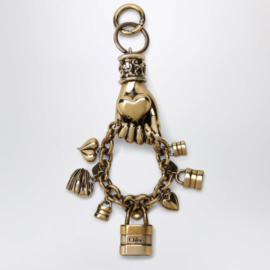 Chloé Symbols Hand & Heart Bag Charm