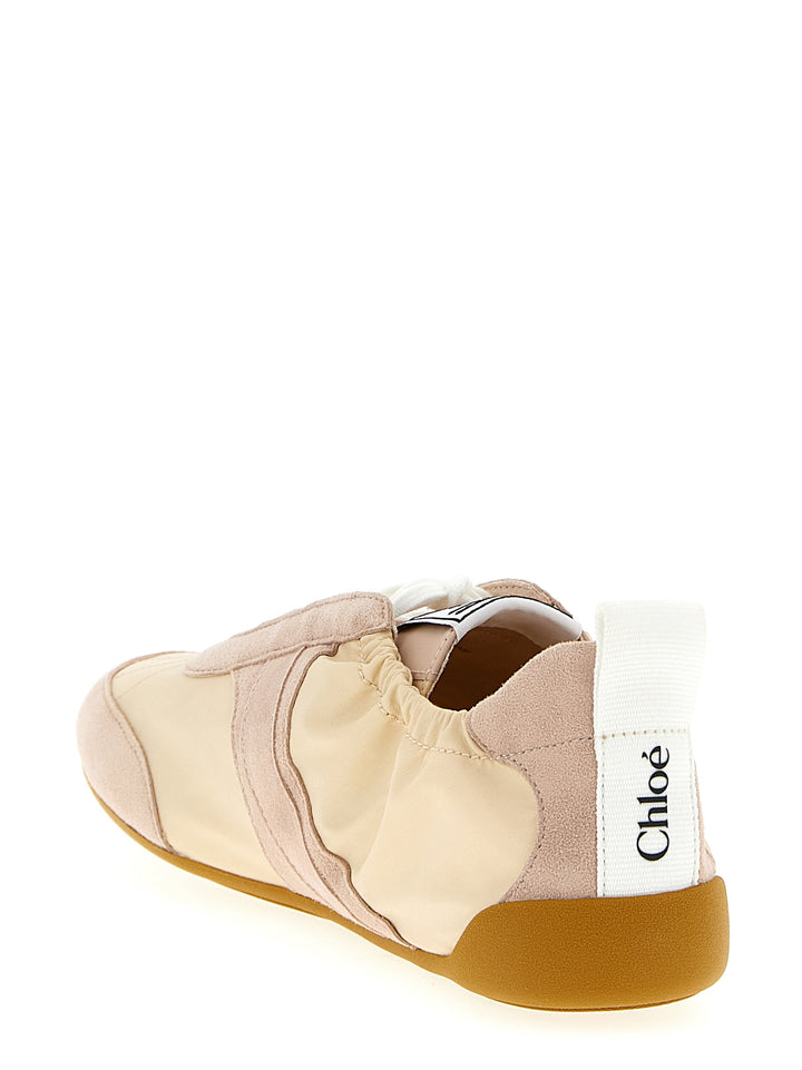 Chloé Chloé Kick Sneakers - Beige | 1c326471c099098a0f0718ef1a2b68c6038906c1