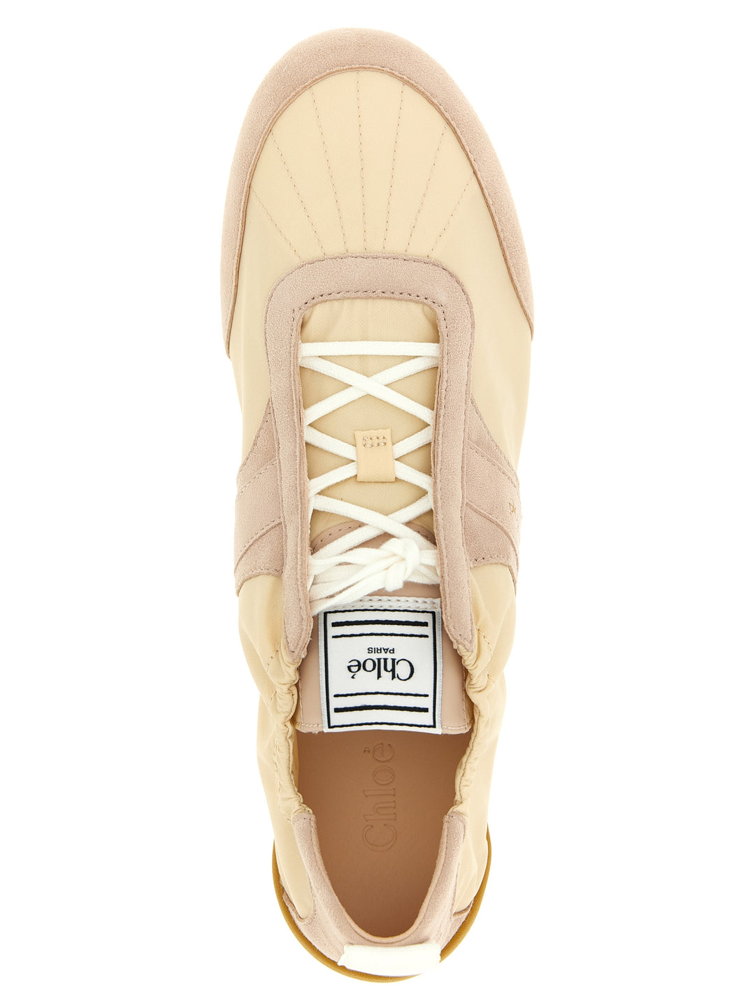 Chloé Chloé Kick Sneakers - Beige | 293ac2a648fd301e497dbb1b1fa78091cab11ad1