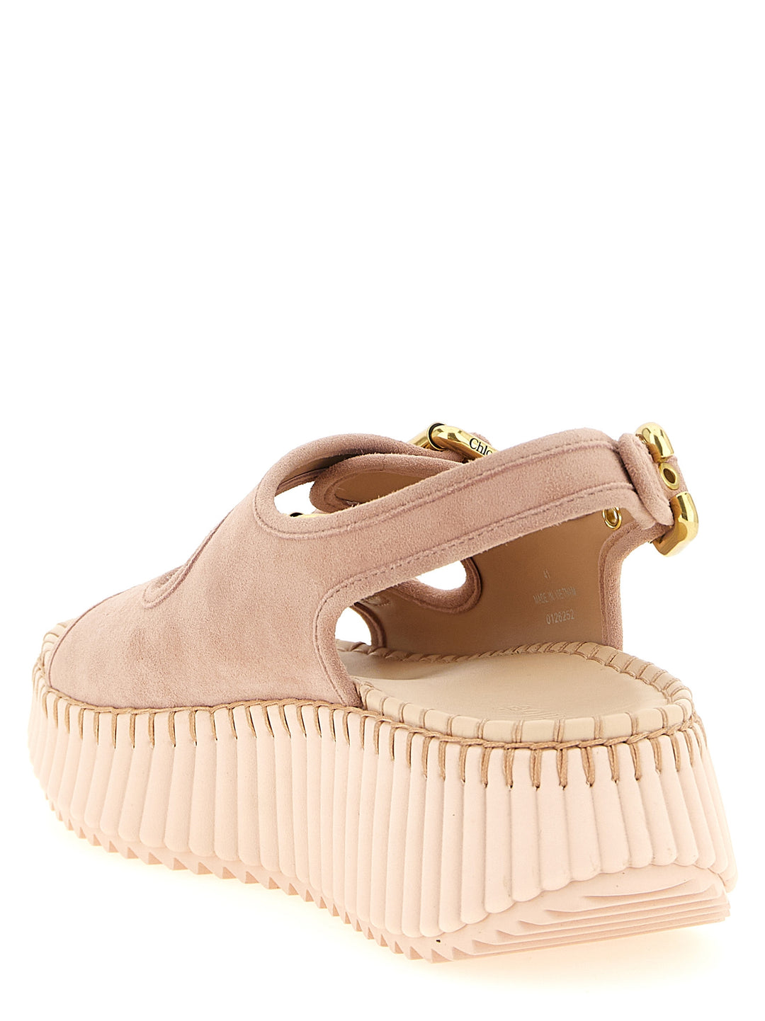Chloé Nama Wedges - Pink | d6b9db3889d2d7240bf2691e3504fa505666dded