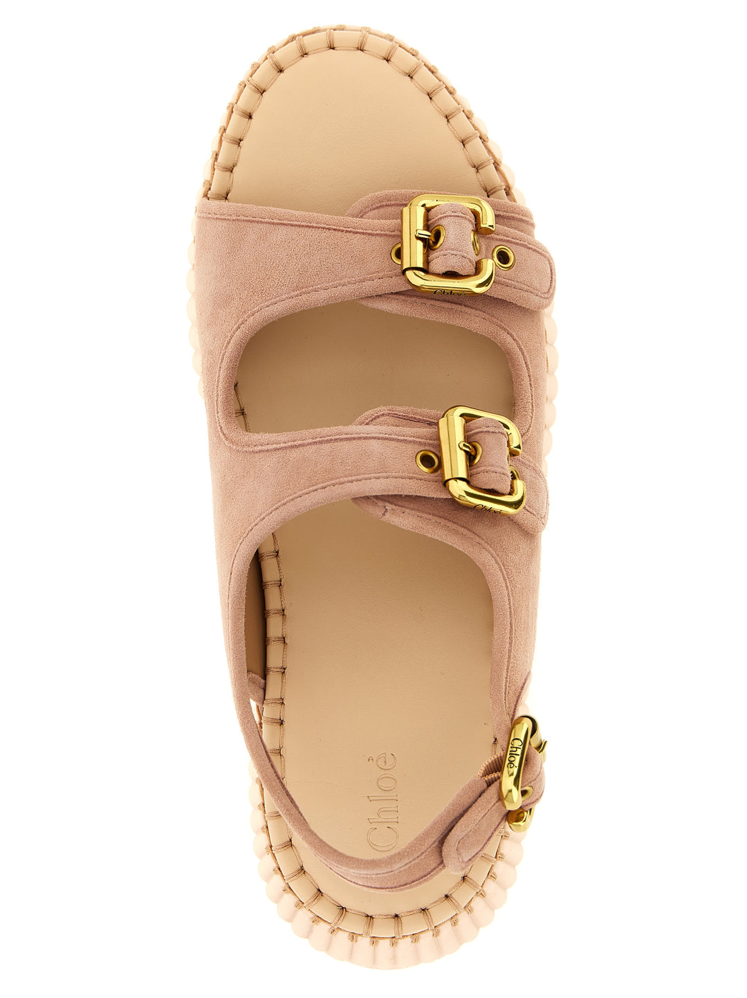 Chloé Nama Wedges - Pink | 30706bf0494b5f03e1099a9947f9ac0e7956b06a