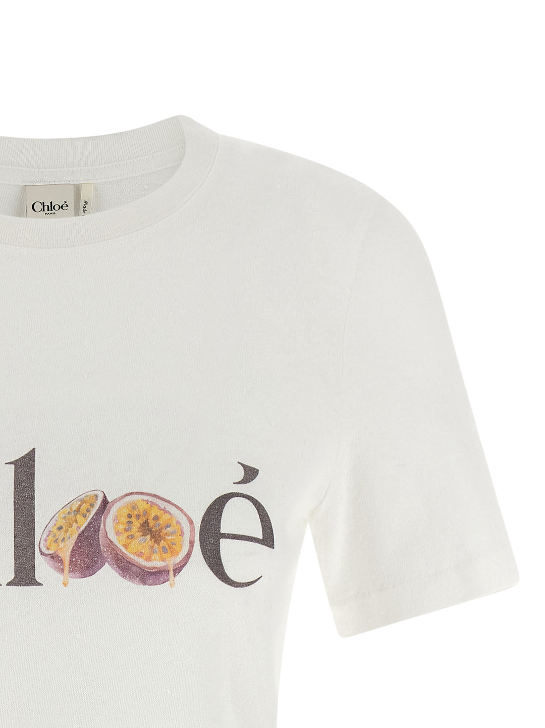 Chloé Printed T-shirt - White | d07831c1cc62b7bb9926067de10d109c1440c67a