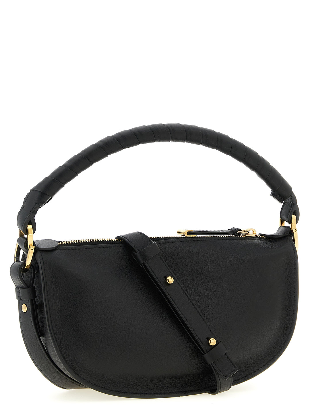 Chloé Marcie Shoulder Bags - Black | 8413193861b0b9ebc8072f145fa2f544b9937963