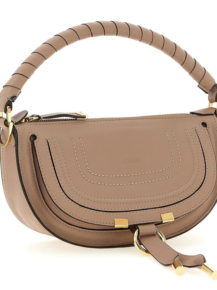 Chloé Marcie Shoulder Bags - Beige | 529411212c00cad87953d8c4a44a126812229ff2