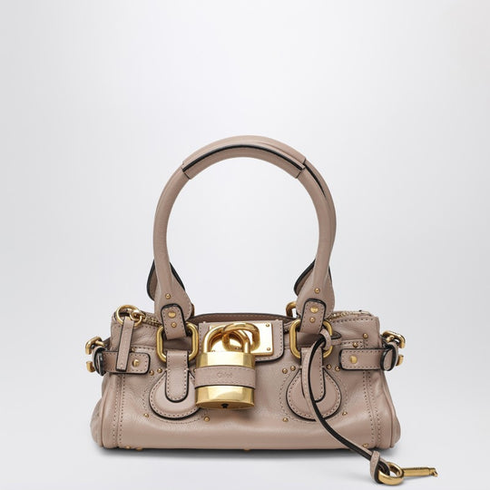 Small Pink Leather Paddington Bag