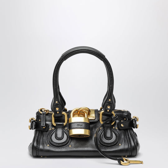 Small Black Paddington Leather Bag
