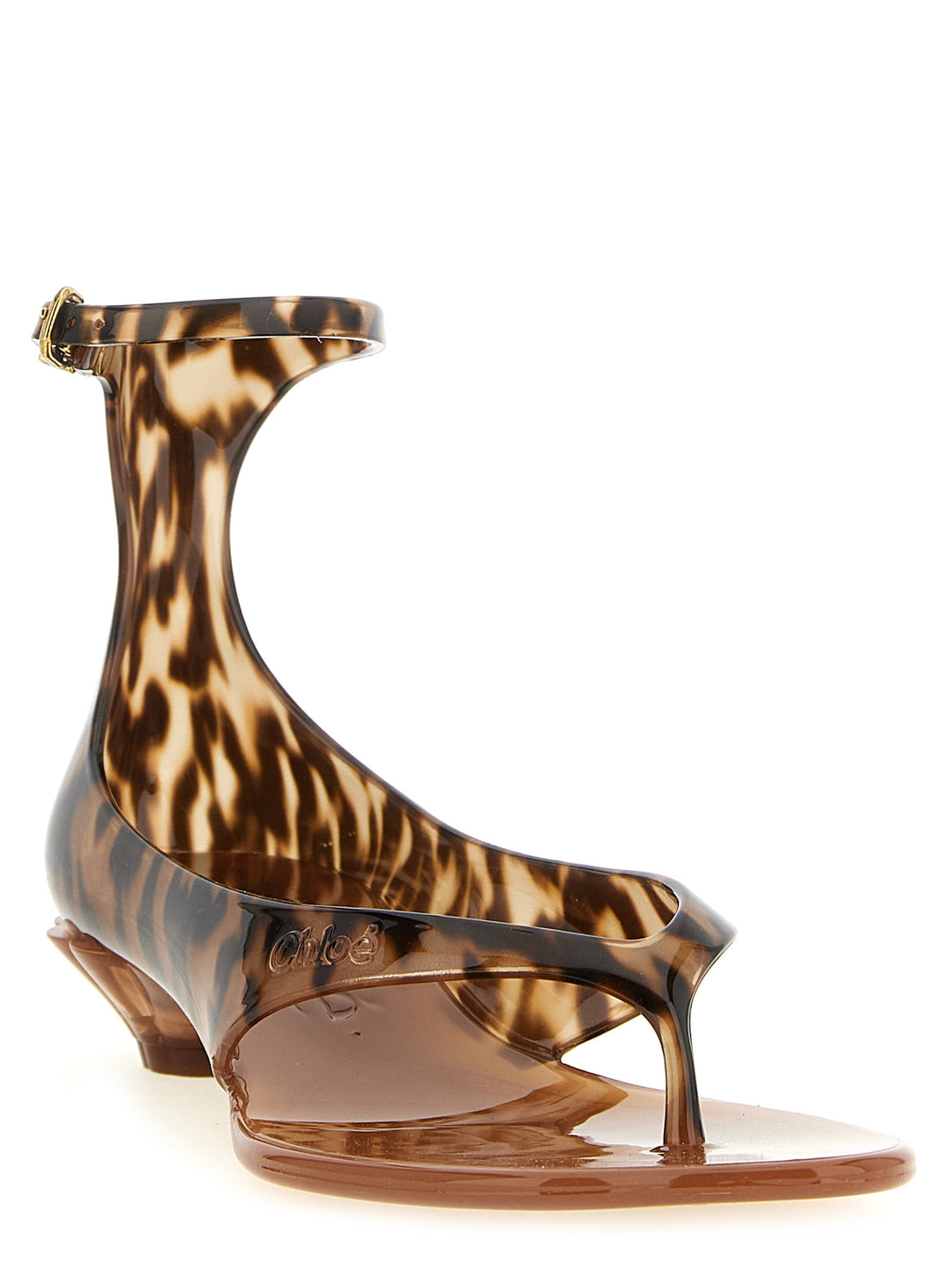 Chloé Chloé Jelly Sandals - Brown | e33148cb39d064c5aa78e5ec57ec458fa6909a94