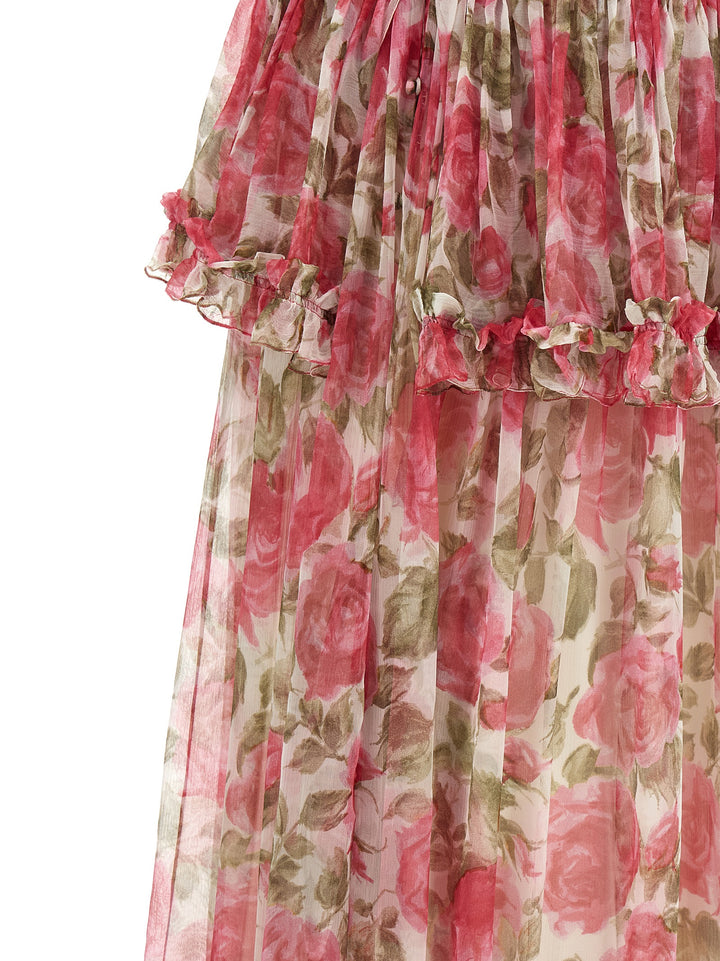 Chloé Silk Muslin Dress Dresses - Pink | e31998ac81b245a8cf66b30daaaf0ed963bb837d