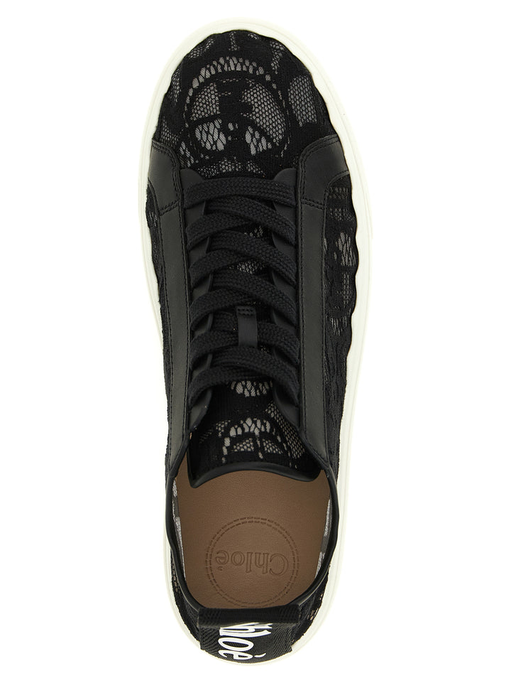 Chloé Lauren Sneakers - Black | bc15132f9c24f99759fcfe708d7375e444604266