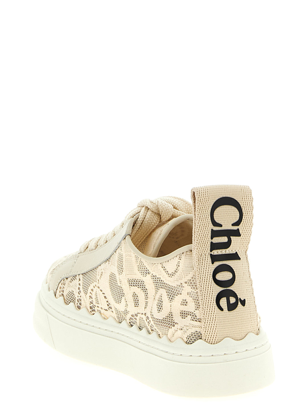 Chloé Lauren Sneakers - Beige | 0b954c95d8e4ed92a82771152fa7da82185f90a1