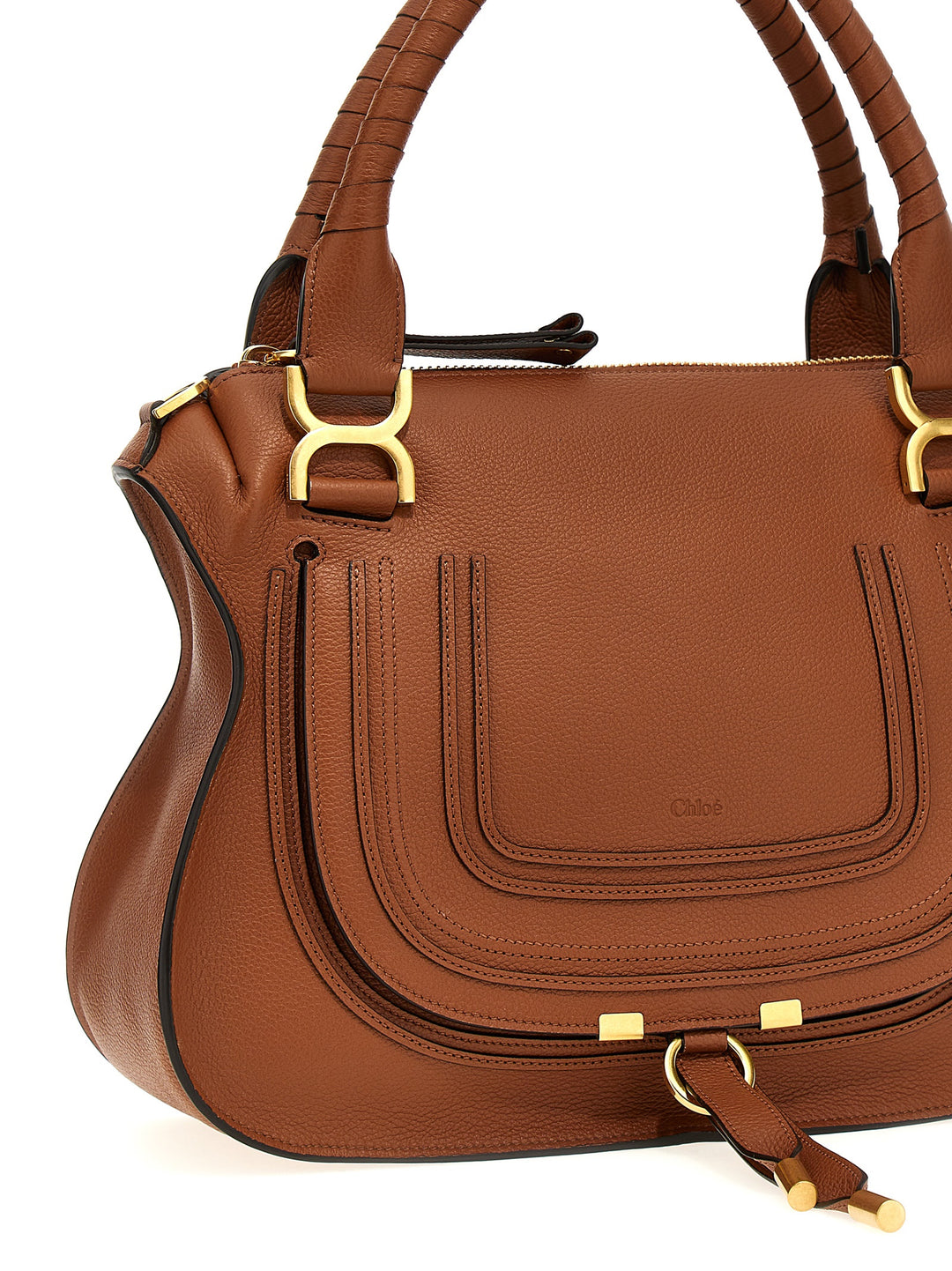 Chloé Marcie Crossbody Bags - Brown | 977df2fde640e108a721d58ce969e93d12a7d523