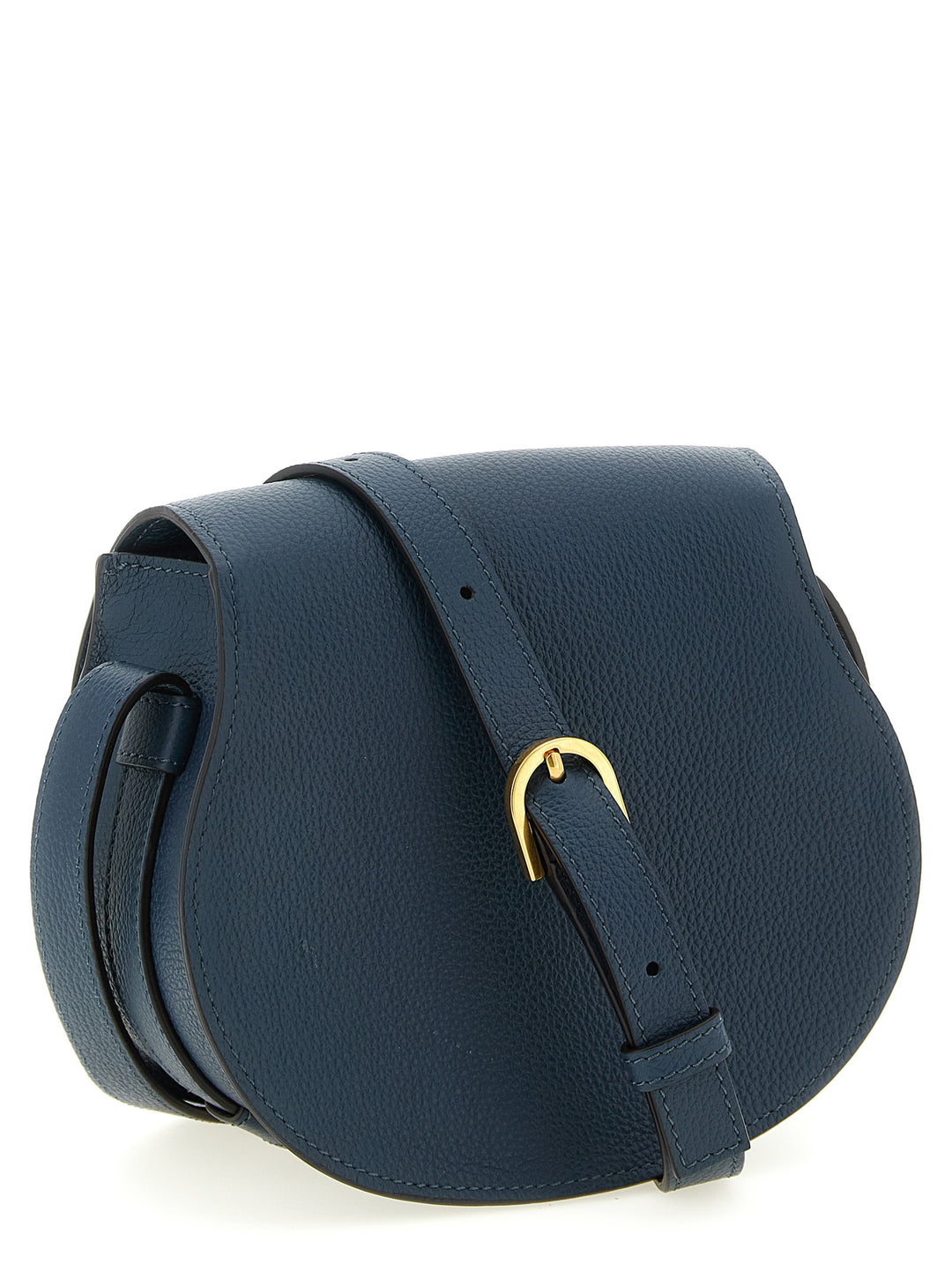Chloé Saddle Marcie Crossbody Bags - Blue | 7ed052444fd563f1045ba8d2d9aa8927b1777994