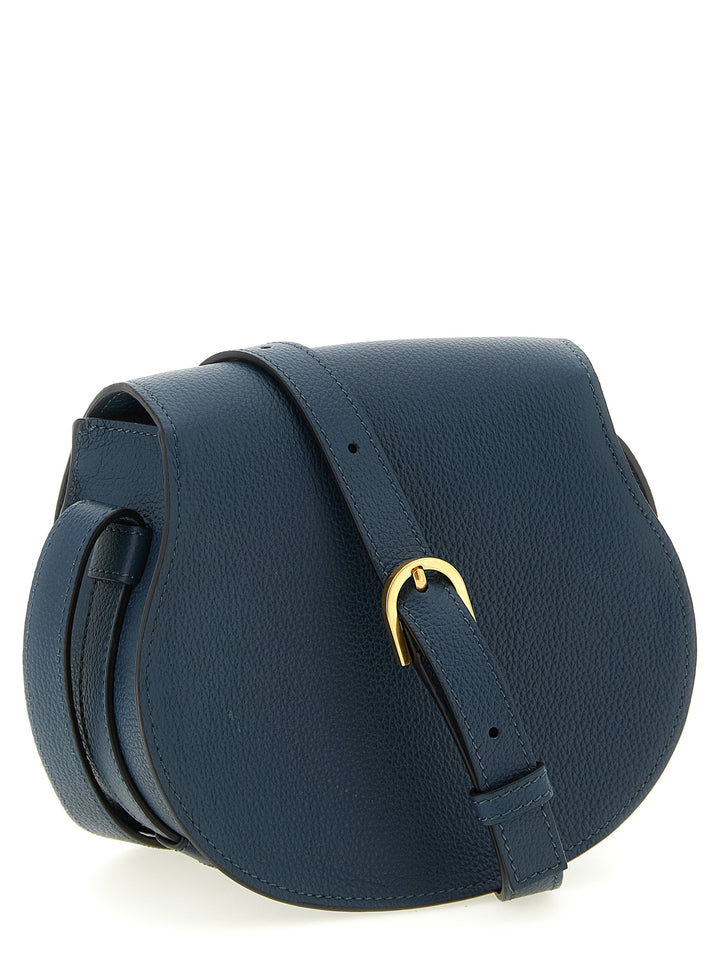 Chloé Saddle Marcie Crossbody Bags - Blue | 7ed052444fd563f1045ba8d2d9aa8927b1777994