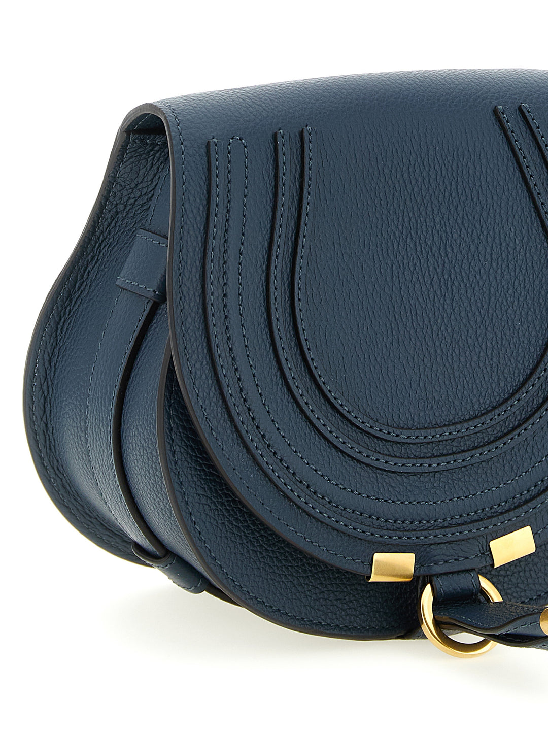 Chloé Saddle Marcie Crossbody Bags - Blue | ecd4c79ef4cd03771384be25c3cec00615548fc0