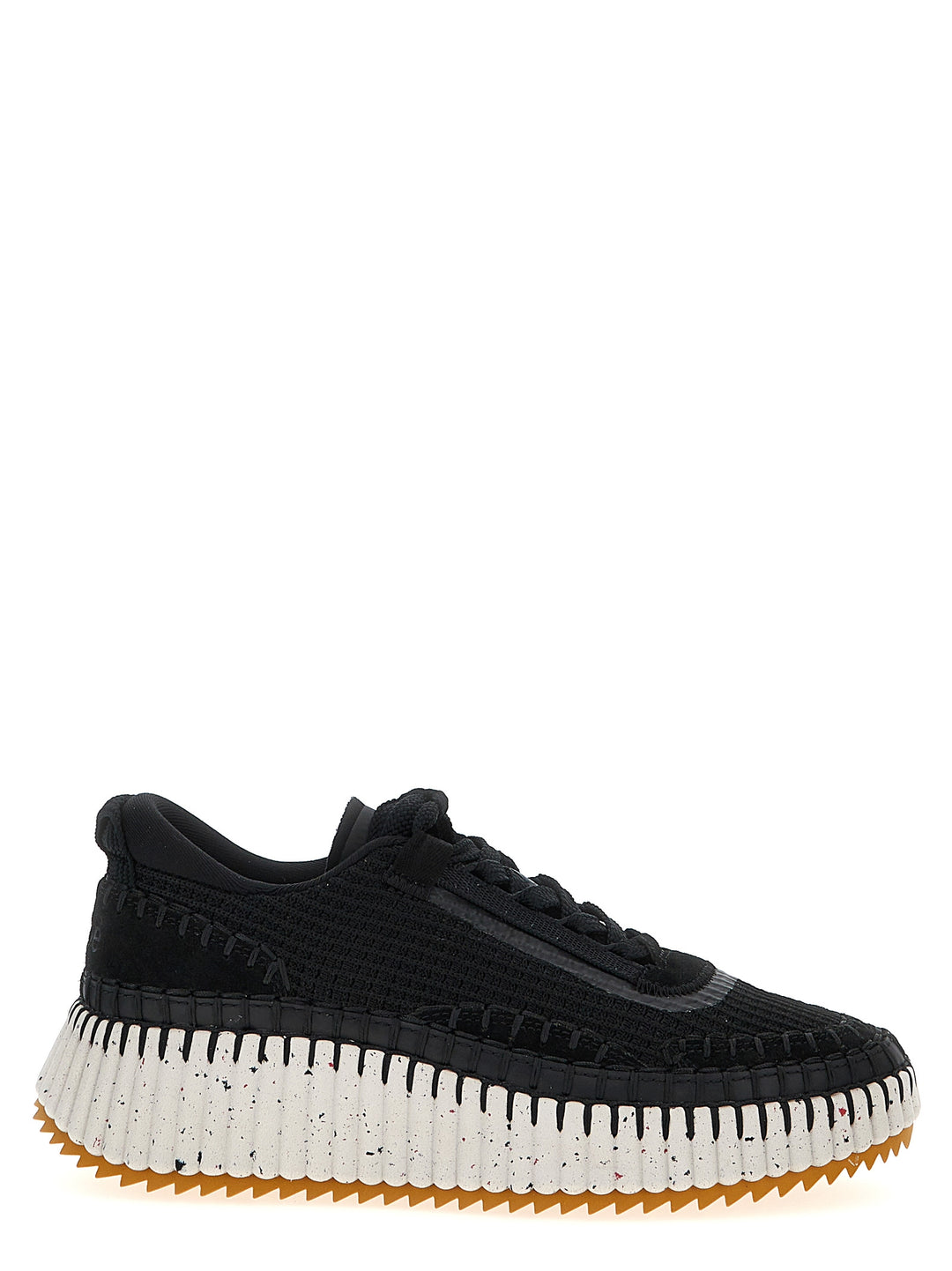 Chloé Nama Sneakers - White/Black | 23bc414fbeec838fe1a2d3b6028b0f5db010fcfb