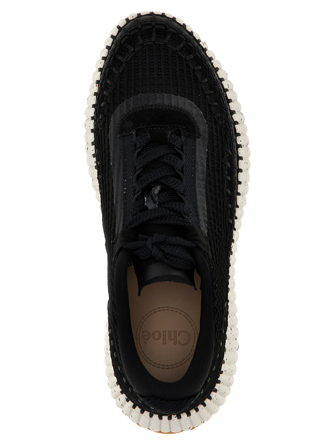 Chloé Nama Sneakers - White/Black | 4c67034d0d64b3b15dbf5d5b5896c435597028f7