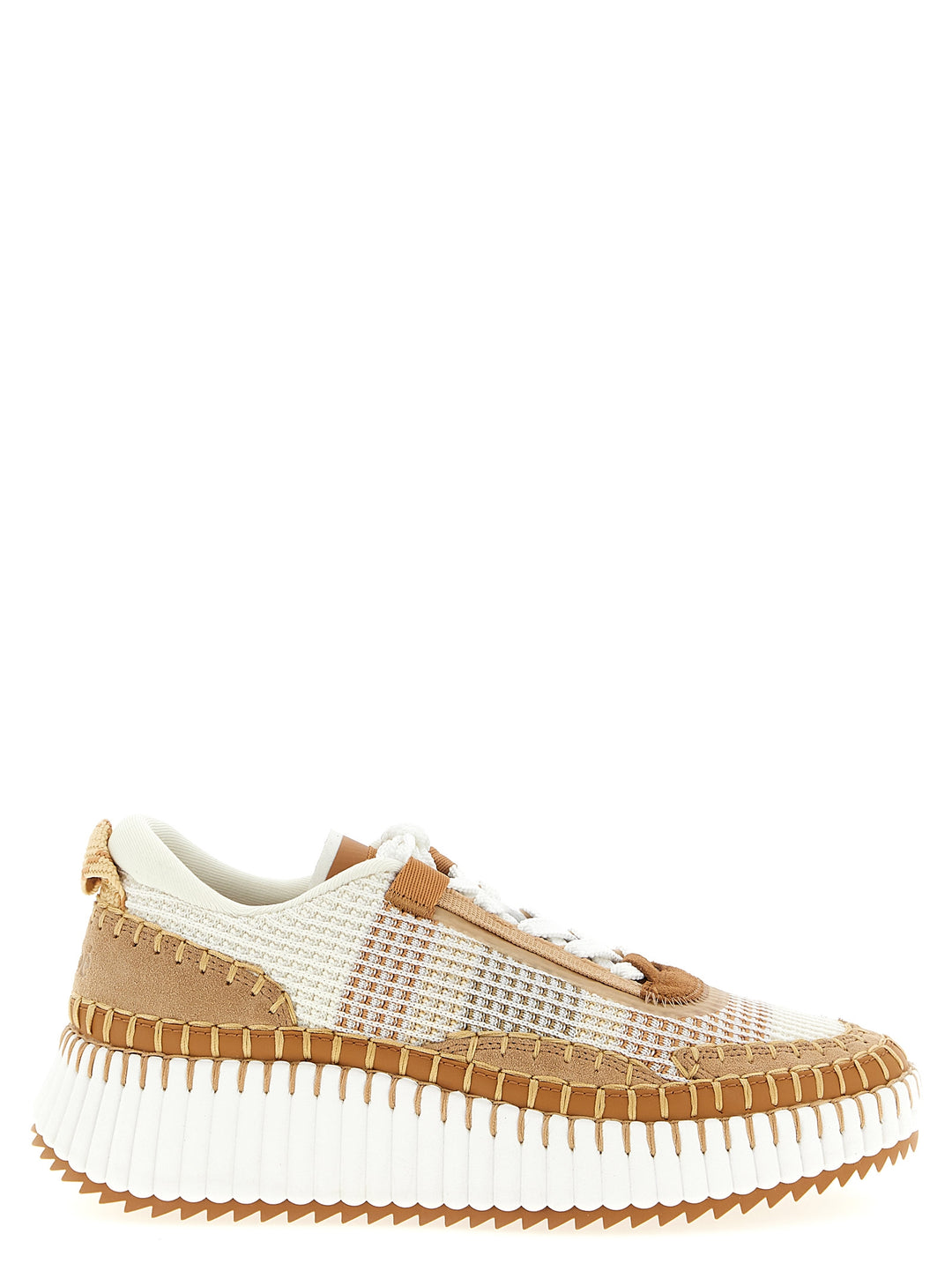 Chloé Nama Sneakers - Beige | 2acf438703f7fb1eeb8da3df1dde85da56f8c512