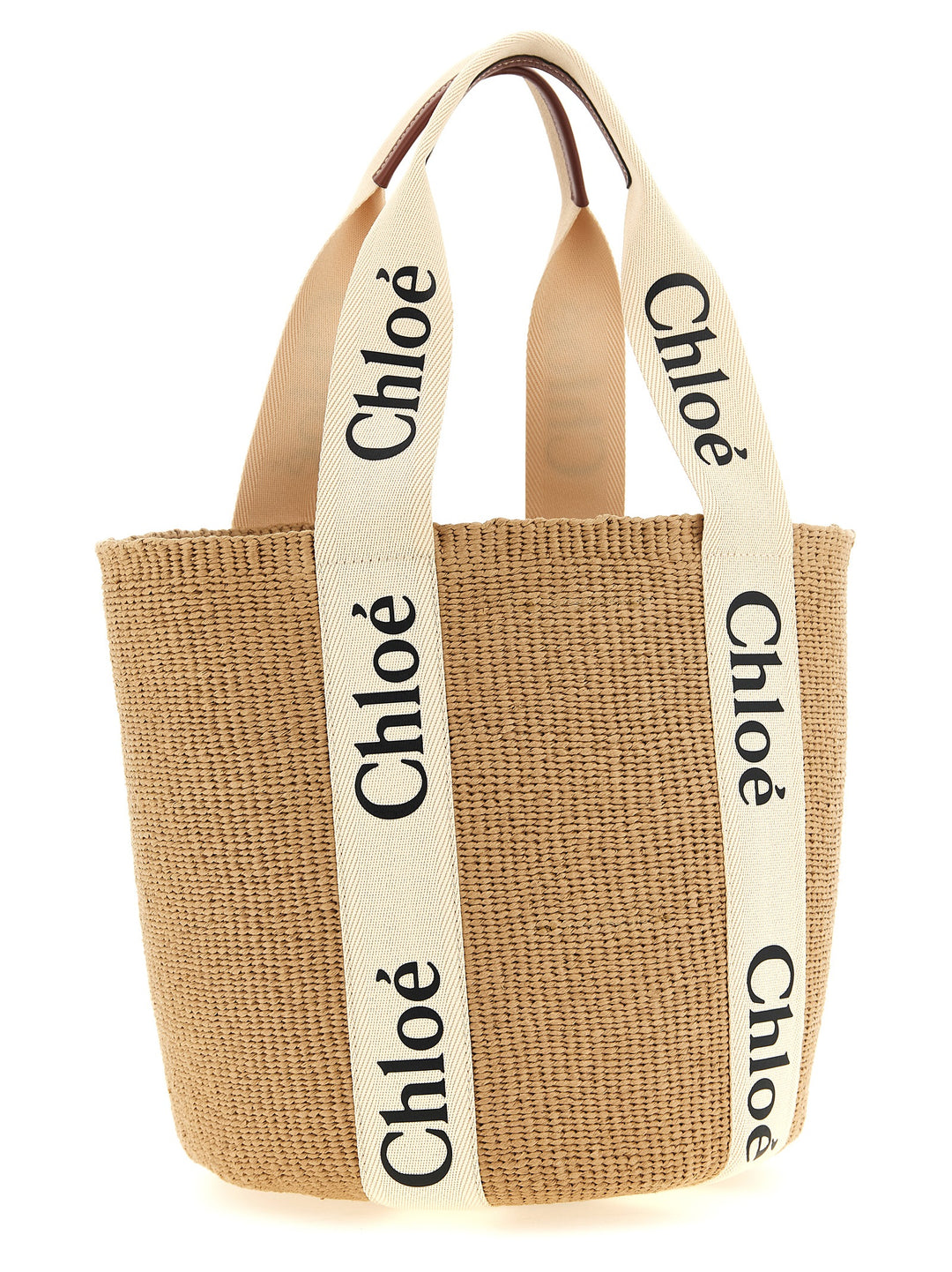 Chloé Woody Tote Bag - Beige | 9ef409bc5e2c6d658ff86afad97089fad4a4cc67
