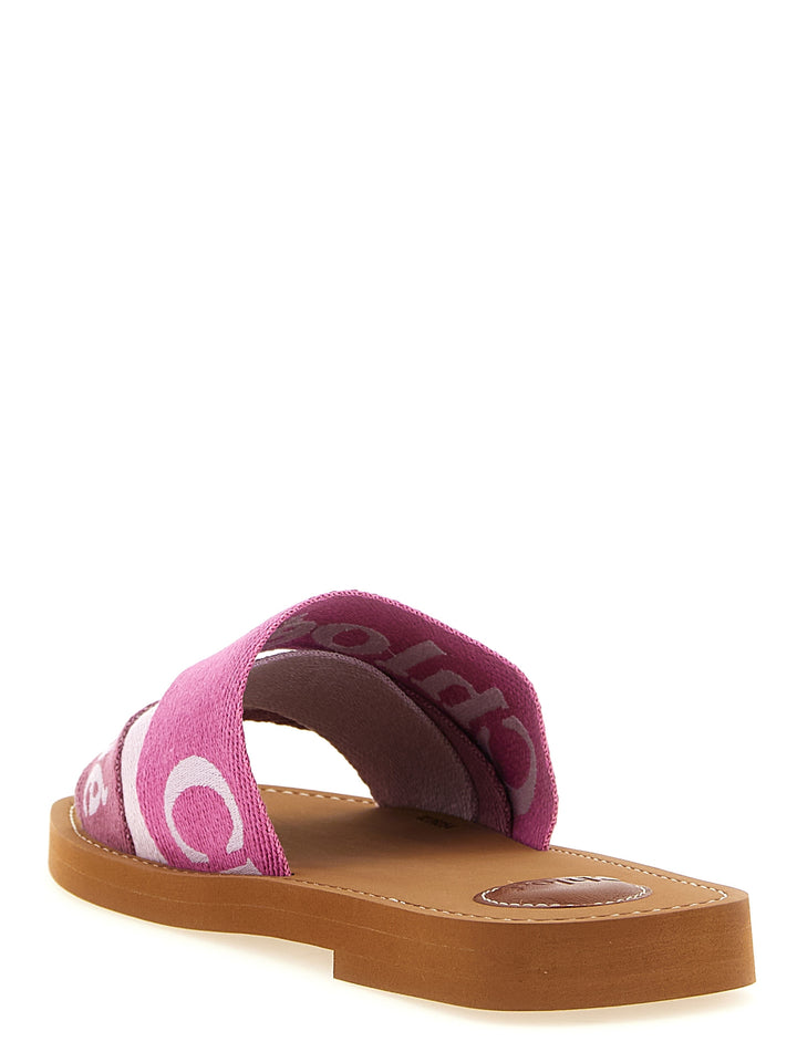 Chloé Woody Sandals - Pink | f60f5f862dee374b6381ff8e6360fa01c086edf6