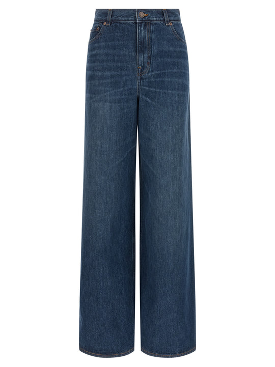 Palazzo Jeans Blue