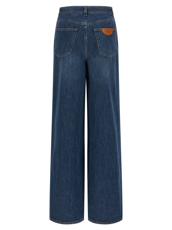 Chloé Palazzo Jeans - Blue | da593f56e3e5df2ddfa25795666e6f846514419c
