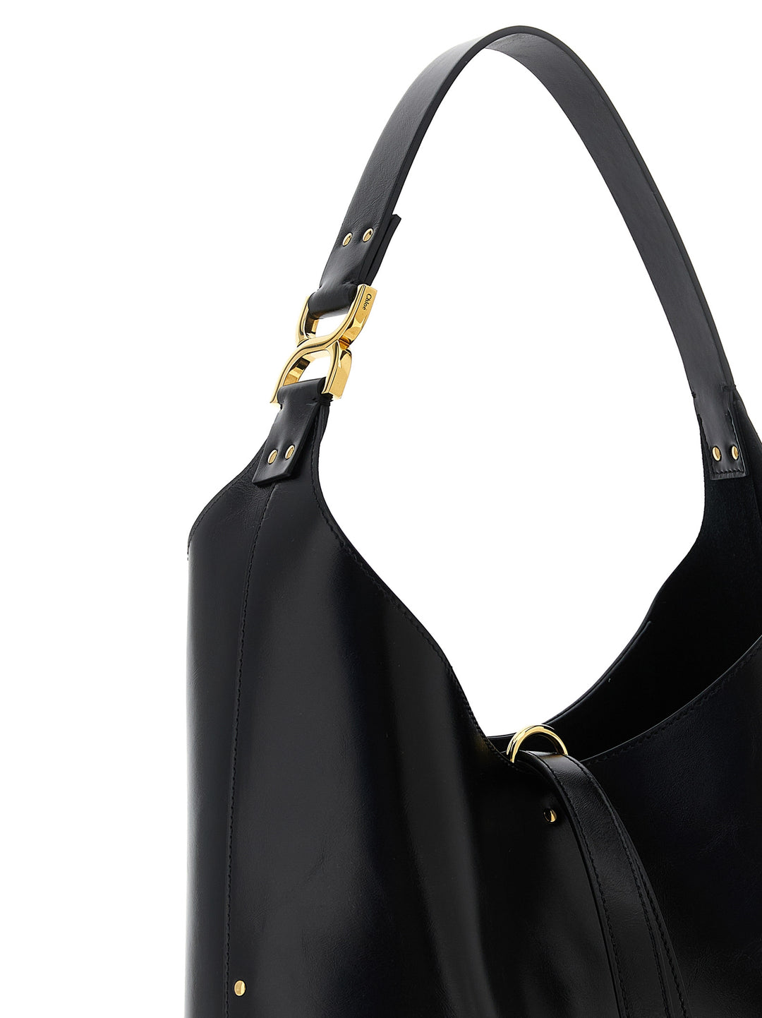 Chloé Marcie Shoulder Bags - Black | e6a167a48e716a91dcab5ec3aa59a43e6fc7250d