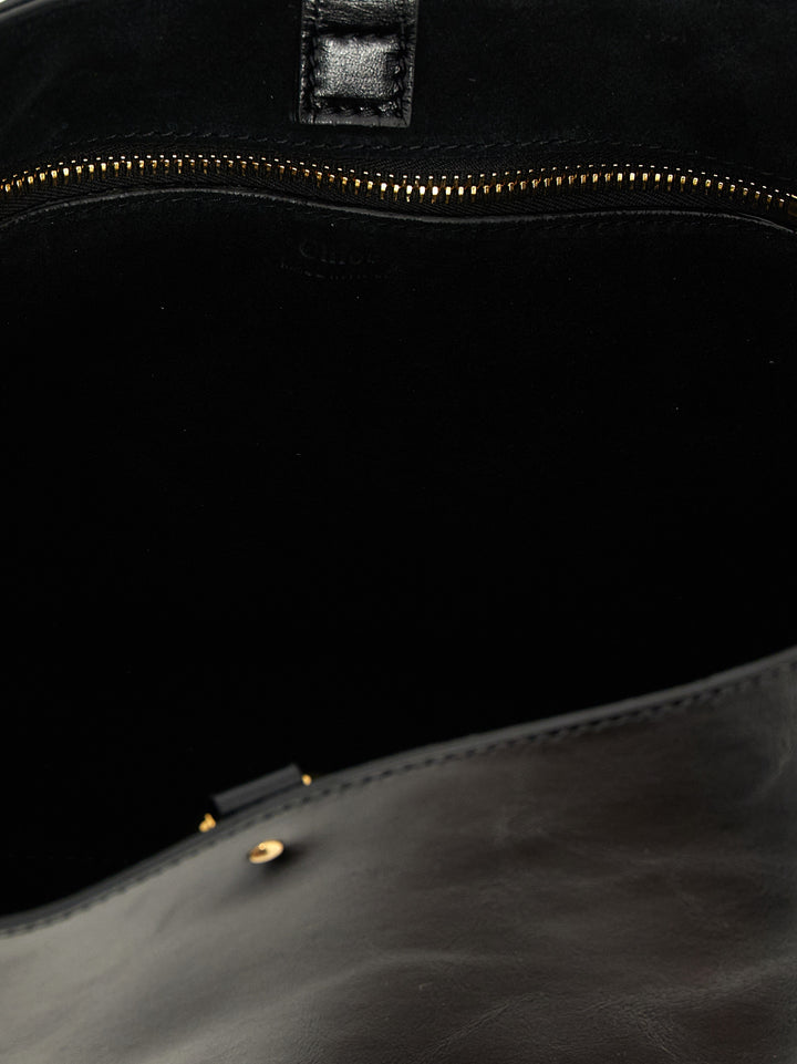 Chloé Marcie Shoulder Bags - Black | 994871475737e8ee939bef245659e5c3232042ad