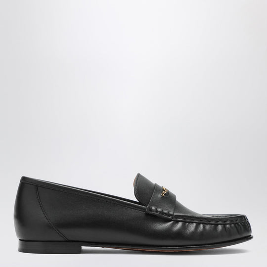 Black Leather Loafers