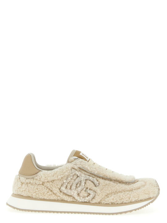 Dg Cushion Sneakers Beige
