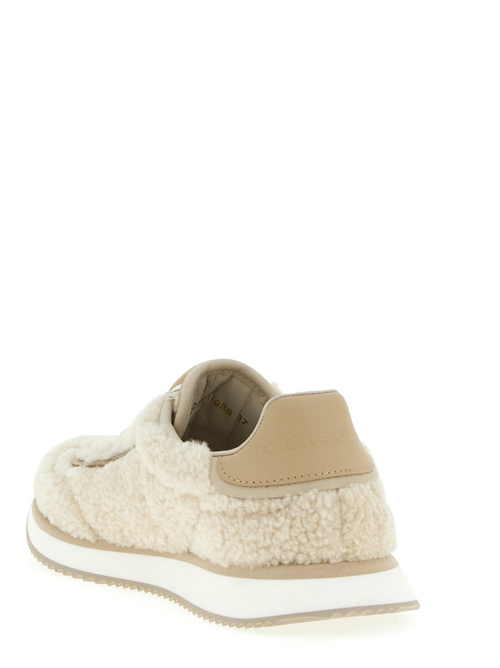 Dolce & Gabbana Dg Cushion Sneakers - Beige | fe701e887b41b5ca8425b4f46f0397e58717b521