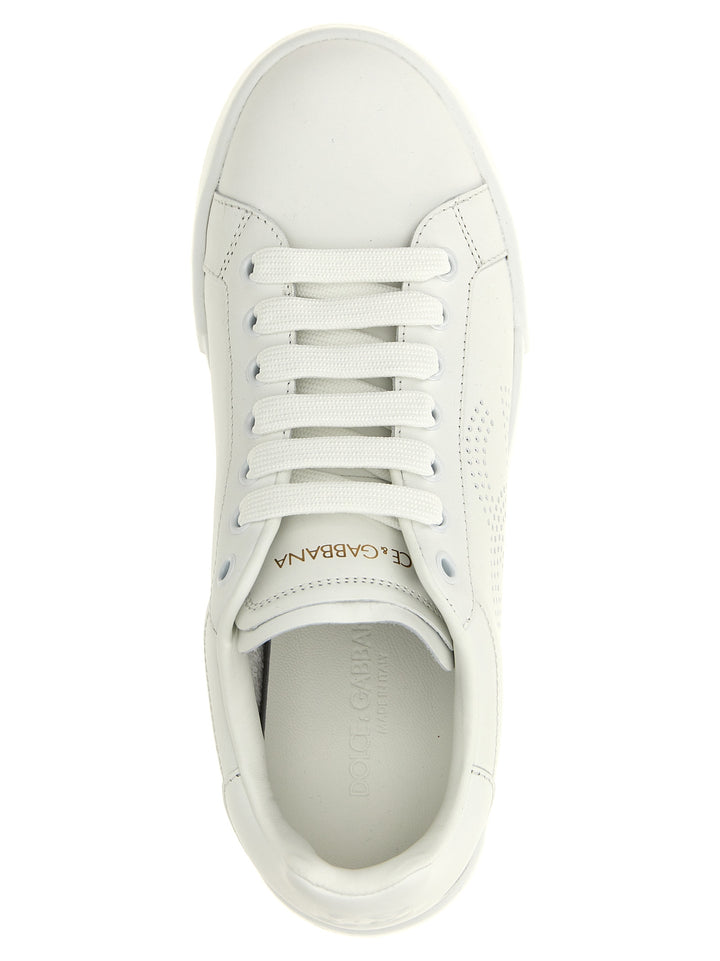 Dolce & Gabbana Portofino Sneakers - White | bdd8899af0f7a69d166542de91382328459bbfc2