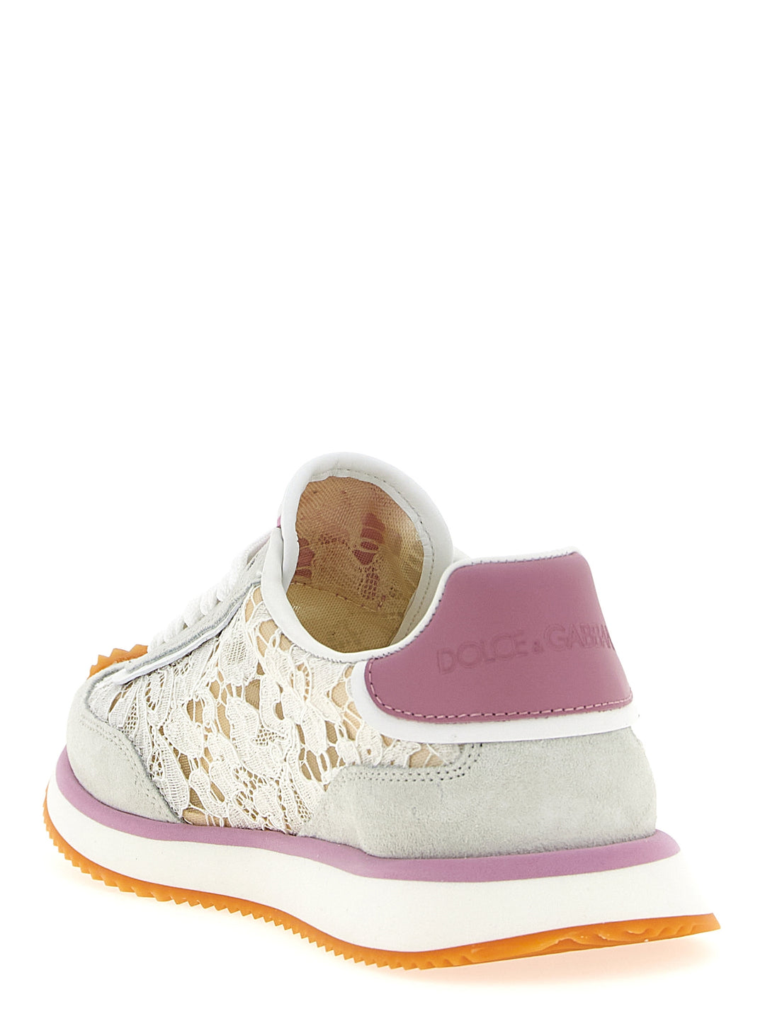 Dolce & Gabbana Dg Cushion Sneakers - Pink | 46aa9512a0af85fe27a0a9c45be230ffc3a89631
