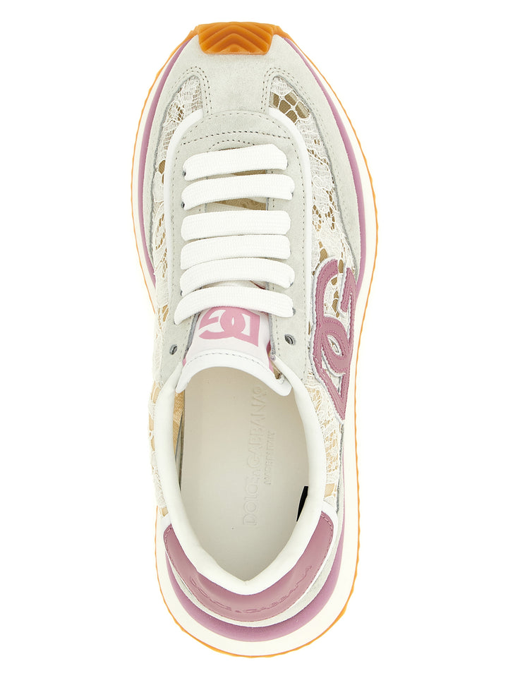 Dolce & Gabbana Dg Cushion Sneakers - Pink | bf5bfb1bb794f1f567ff15cf2f0da26756687b9b