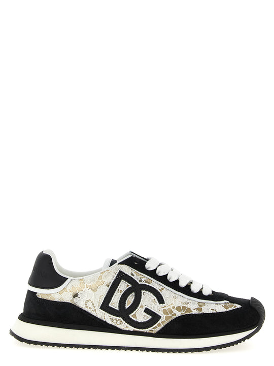 Dg Cushion Sneakers White/Black