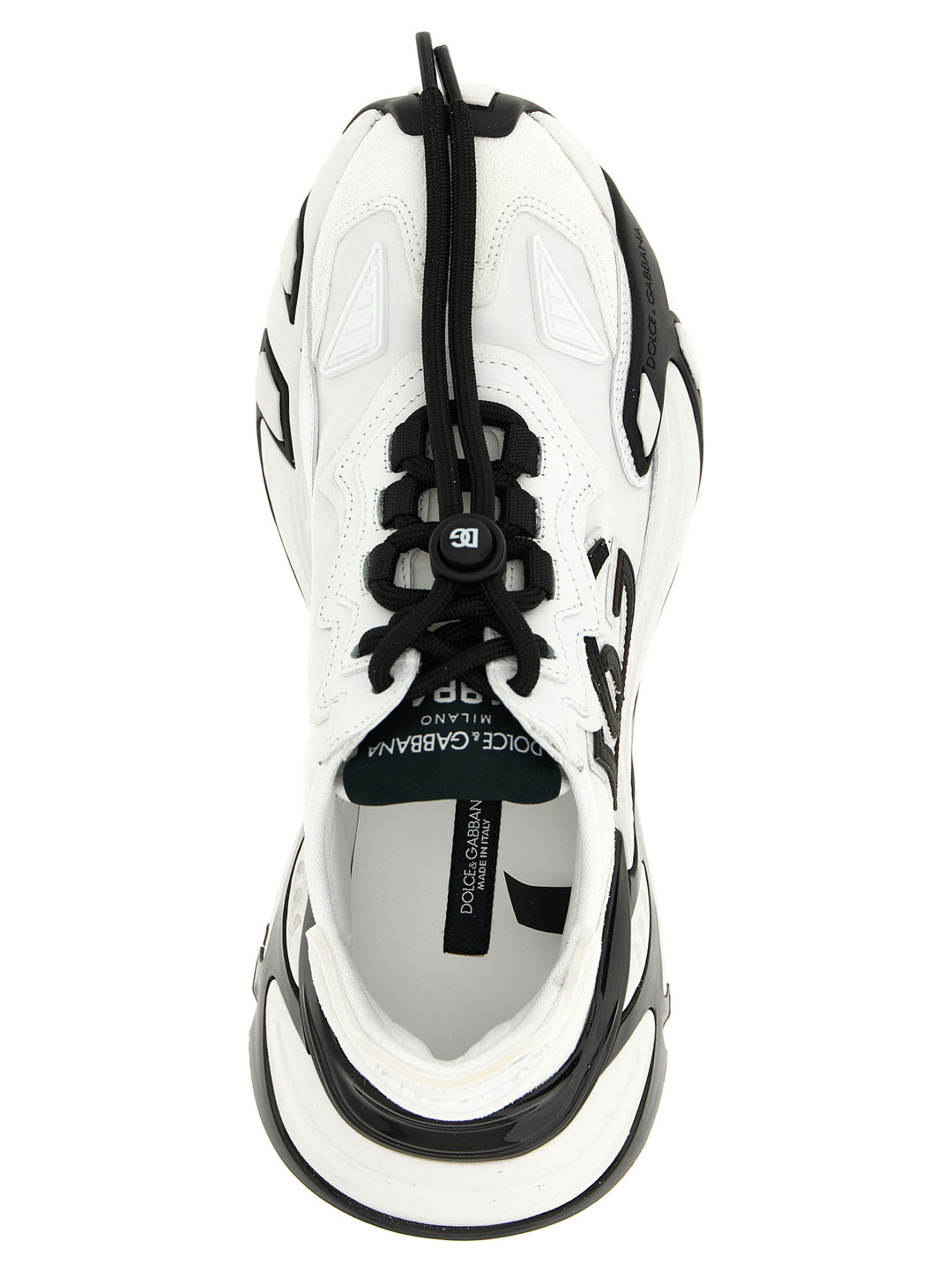 Dolce & Gabbana Day Faster Sneakers - White/Black | 27b743c09aa2f639b65879fc8494915edb7bb594