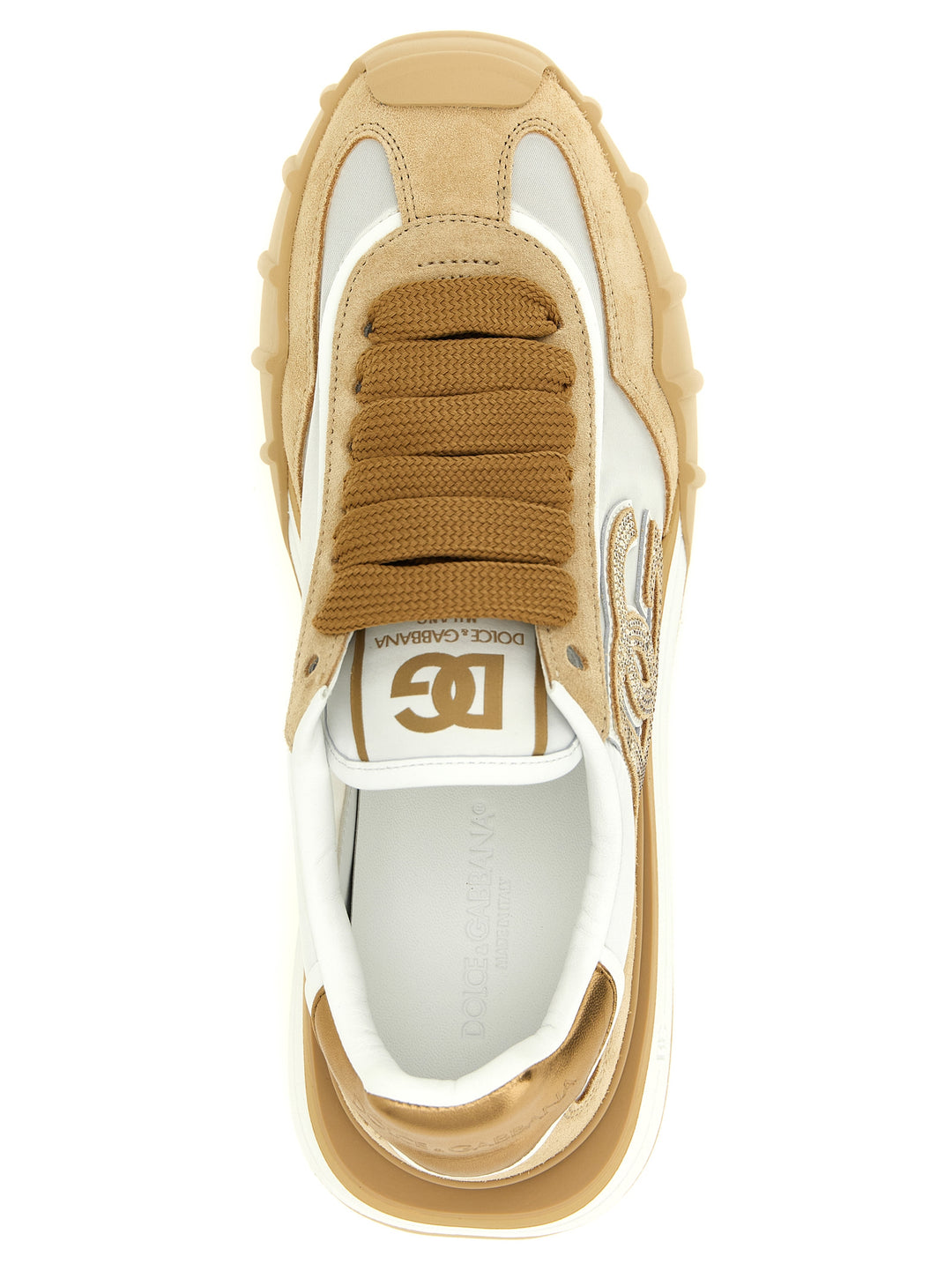 Dolce & Gabbana Dg Athletic Sneakers - Beige | ffce034d6c1a146be710d4afec86bde071f01eba