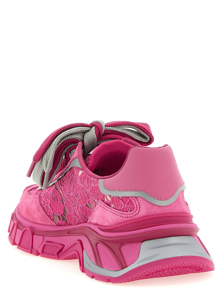 Dolce & Gabbana Dg Country Road Sneakers - Fuchsia | 89908cfac1a620fc50596ef6b69d3389b73c161a