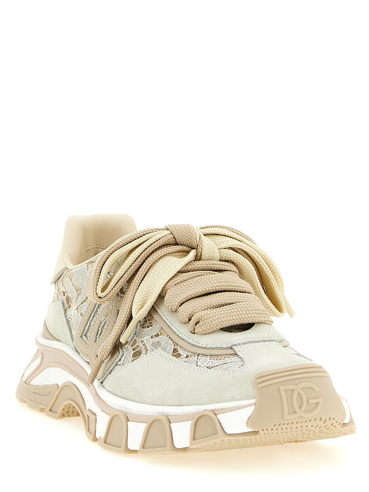 Dolce & Gabbana Dg Country Road Sneakers - Beige | 2557de76d6eafcf57f944f1445ab0bfcc64b2593