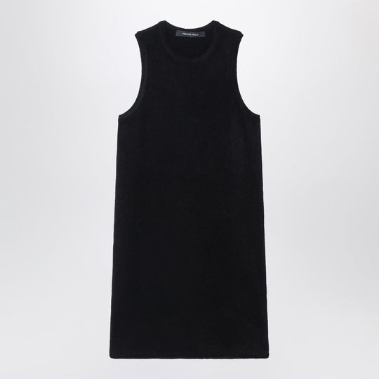 Tank Top In Black Chenille