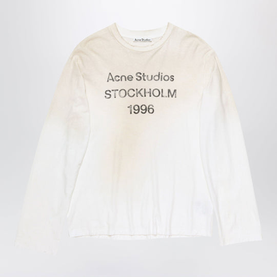 T-Shirt With 1996 Spray-Painted Logo White