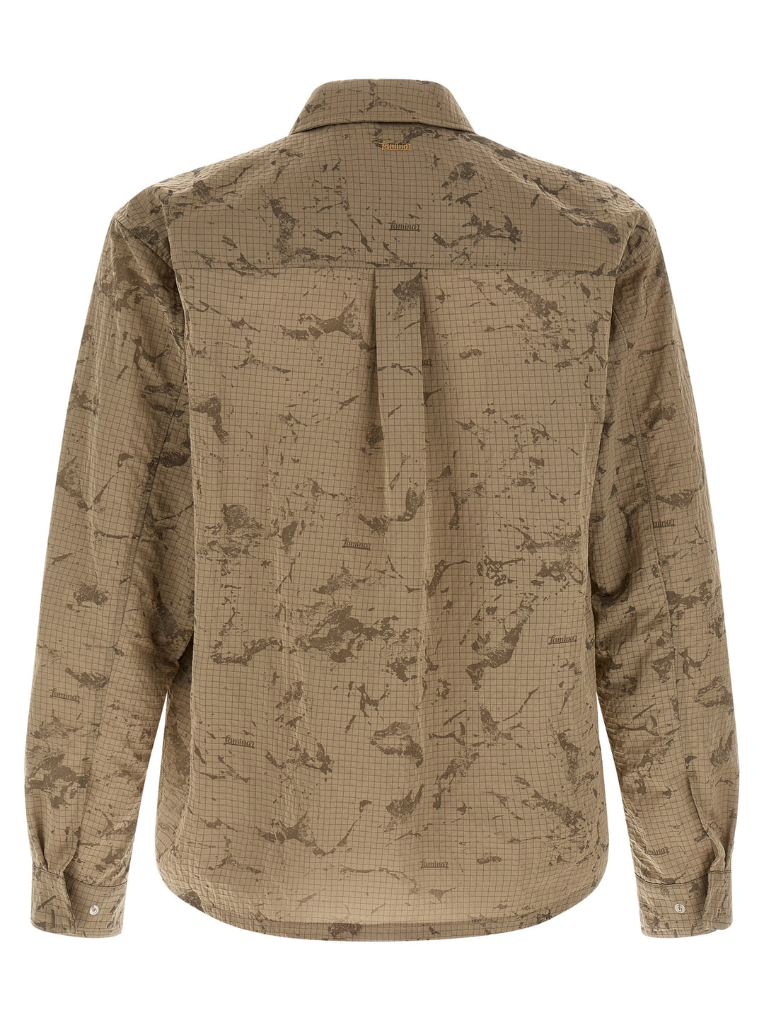 Laminar Ripstop Overshirt Shirt and Blouse - Beige | feba639a2271757445c937e99f34b3b344f85e5b