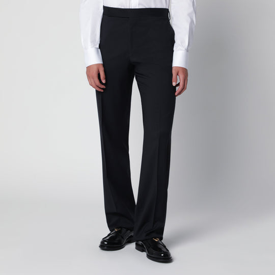 Blue Trousers In Wool