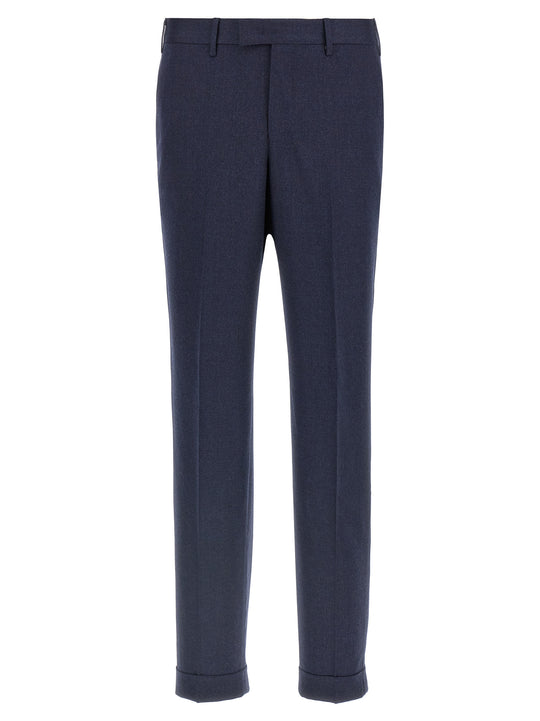 Wool Pants Blue