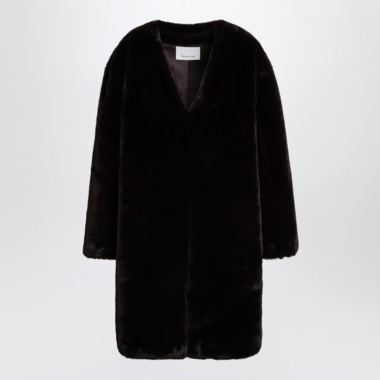 Brown Faux-Fur Coat